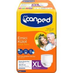 Canped Emici Külot Hasta Bezi Ekstra Büyük Boy XL 8 Adet Canped Emici Külot Hasta Bezi Ekstra Büyük Boy XL 8 Adet