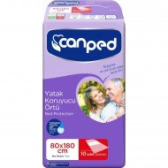 Canped Yatak Koruyucu Örtü Ekstra 80cmx180cm 10 Adet Canped Yatak Koruyucu Örtü Ekstra 80cmx180cm 10 Adet