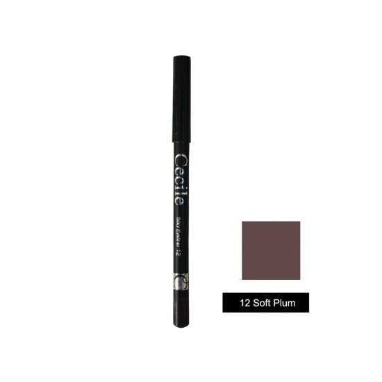 Cecile Göz Kalemi Silky Eyeliner 12 Soft Plum Cecile Göz Kalemi Silky Eyeliner 12 Soft Plum