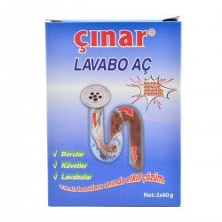 Çınar Lavabo Açıcı 2x60 Gr Çınar Lavabo Açıcı 2x60 Gr