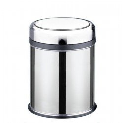 Cleanox Pratik Kapaklı Paslanmaz Çöp Kovası 45 Lt - Krom Cleanox Pratik Kapaklı Paslanmaz Çöp Kovası 45 Lt - Krom
