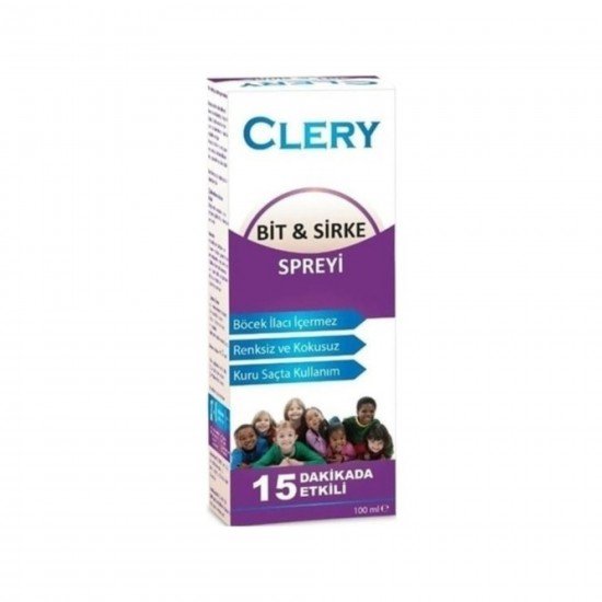 Clery Bit Ve Sirke için Saç Spreyi 100 Ml