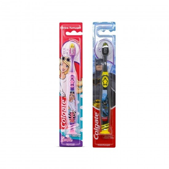 Colgate Barbie-Batman Çocuk Diş Fırçası 6+ Yaş