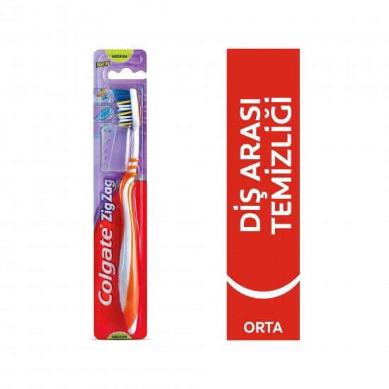 Colgate Zig Zag Diş Fırçası Orta 1+1 Colgate Zig Zag Diş Fırçası Orta 1+1