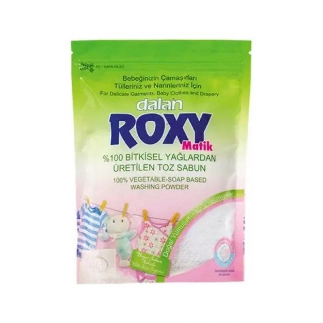 Dalan Roxy Matik Toz Bebek Deterjanı Beyaz Sabun Kokulu 800 Gr