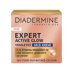 Diadermine Expert Active Glow Yenileyici Gece Kremi 50 Ml