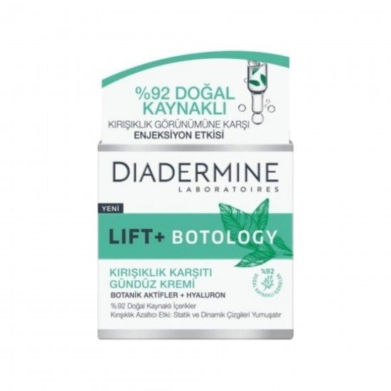 Diadermine Lift + Botology Kırışıklık Karşıtı Gündüz Kremi 50 Ml Diadermine Lift + Botology Kırışıklık Karşıtı Gündüz Kremi 50 Ml