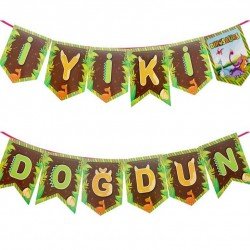Dinozor Temalı İyiki Doğdun Banner Dinozor Temalı İyiki Doğdun Banner