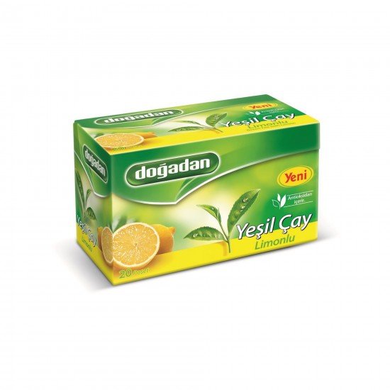 Doğadan Limonlu Yeşil Çay Bitki Çayı 20 Lİ