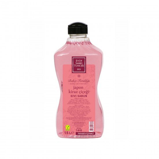 Doğal Zeytinyağlı Sıvı Sabun Japon Kiraz Çiçeği 1.5 LT Doğal Zeytinyağlı Sıvı Sabun Japon Kiraz Çiçeği 1.5 LT