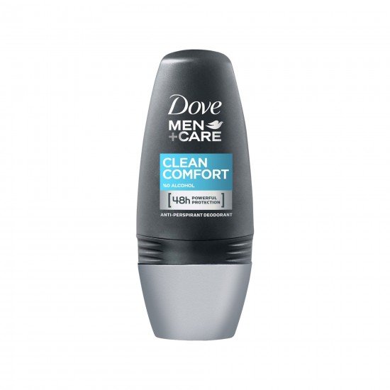 Dove Men Deodorant Roll-On Clean Comfort 50 Ml Dove Men Deodorant Roll-On Clean Comfort 50 Ml