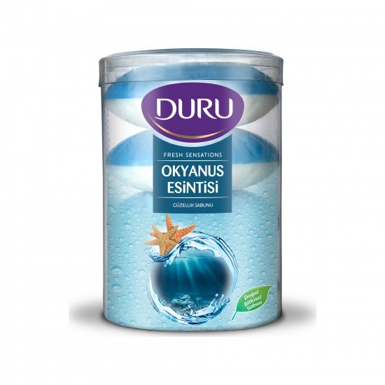 Duru Fresh Sensations Okyanus Esintisi Güzellik Sabunu 4x110 440 GR Duru Fresh Sensations Okyanus Esintisi Güzellik Sabunu 4x110 440 GR