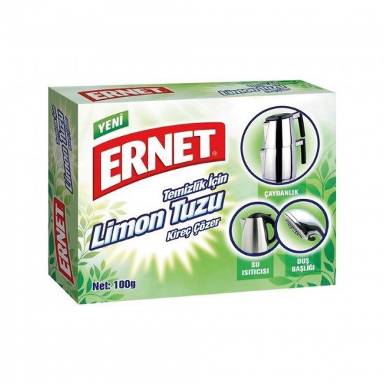 Ernet Temizlik İçin Limon Tuzu 100 GR