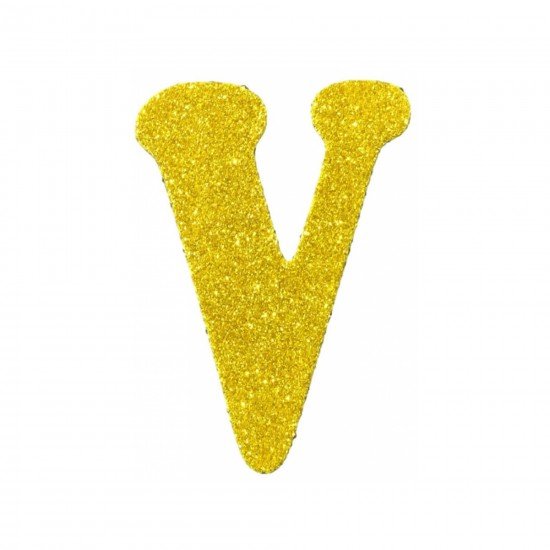 Eva Simli V Harfi Gold 12 Cm