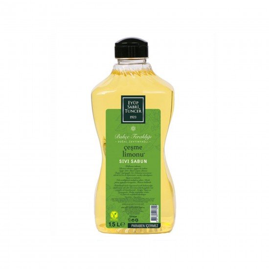 Eyüp Sabri Tuncer Doğal Zeytinyağlı Sıvı Sabun Çeşme Limonu 1.5 LT