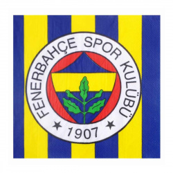 Fenerbahçe Party Kağıt Peçete 33X33 16'lı Fenerbahçe Party Kağıt Peçete 33X33 16'lı