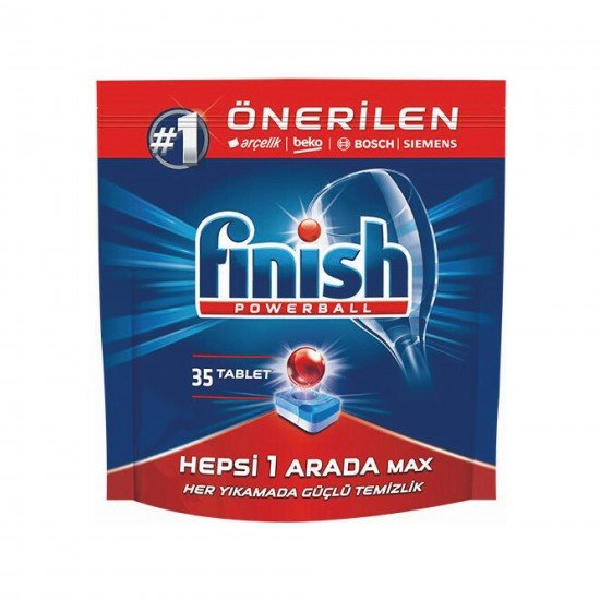 Finish Hepsi Bir Arada Bulaşık Makinesi Deterjanı 35 Tablet Finish Hepsi Bir Arada Bulaşık Makinesi Deterjanı 35 Tablet