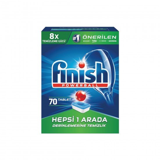 Finish Hepsi Bir Arada Bulaşık Makinesi Deterjanı 70 Tablet Finish Hepsi Bir Arada Bulaşık Makinesi Deterjanı 70 Tablet