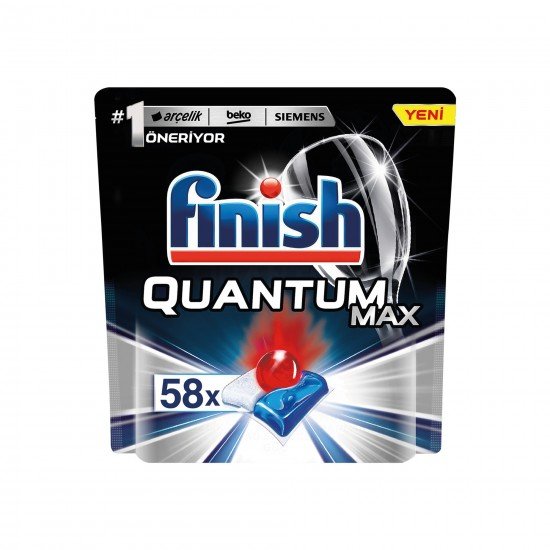 Finish Quantum Max Bulaşık Makinesi Deterjanı 58 Kapsül