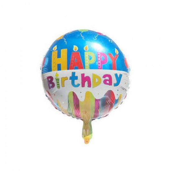 Folyo Balon Happy Birthday 35x35 cm