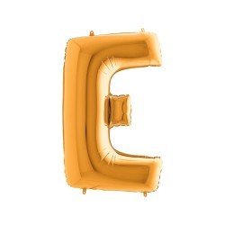 Folyo Balon Harf E Gold 40 İnc 100 Cm Folyo Balon Harf E Gold 40 İnc 100 Cm