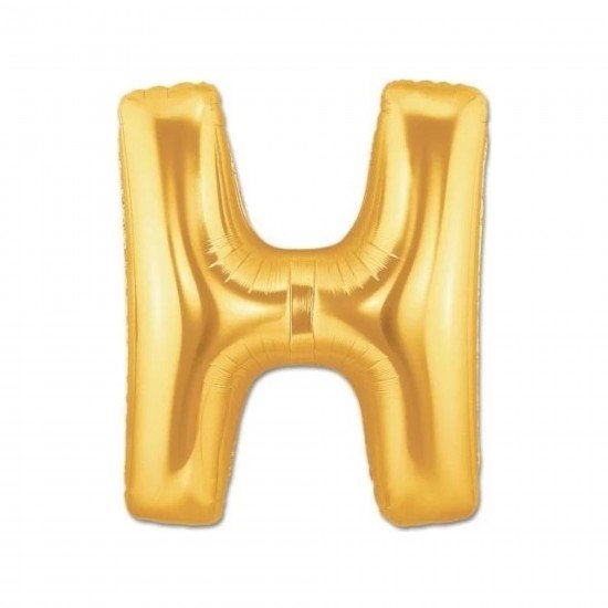 Folyo Balon Harf H Gold 40 İnc 100 Cm