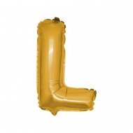 Folyo Balon Harf L Gold 40 İnc 100 Cm Folyo Balon Harf L Gold 40 İnc 100 Cm