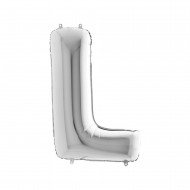 Folyo Balon Harf L Gümüş 40 İnc 100 Cm