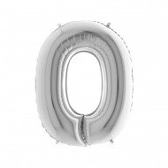 Folyo Balon Harf O Gümüş 40 İnc 100 Cm Folyo Balon Harf O Gümüş 40 İnc 100 Cm