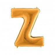 Folyo Balon Harf Z Gold 40 İnc 100 Cm Folyo Balon Harf Z Gold 40 İnc 100 Cm