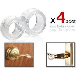 Freehome Kapı Kolu Stoperi - Kapı Tamponu 4'lü Freehome Kapı Kolu Stoperi - Kapı Tamponu 4'lü