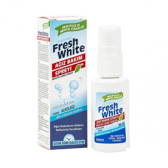 Fresh White B5 Vitamin Katkılı Ağız Bakım Spreyi 30ml