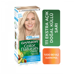 Garnier Color Naturals Ekstra Açık Doğal Küllü Sarı Saç Boyası No: 111 Garnier Color Naturals Ekstra Açık Doğal Küllü Sarı Saç Boyası No: 111
