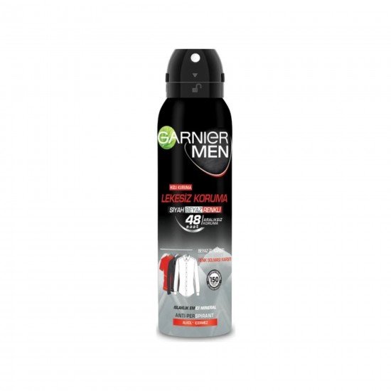 Garnier Men Lekesiz Koruma Aerosol 150 ml Sprey