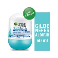 Garnier Mineral Saf&Temiz Kadın Roll-On Deodorant Garnier Mineral Saf&Temiz Kadın Roll-On Deodorant