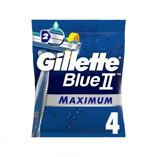 Gillette Blue2 Maximum  Kullan At Tıraş Bıçağı 4lü