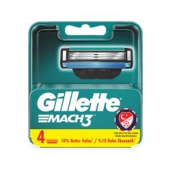 Gillette Mach3 Yedek Tıraş Bıçağı 4 LÜ Gillette Mach3 Yedek Tıraş Bıçağı 4 LÜ