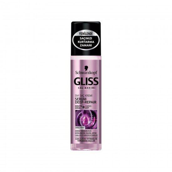 Gliss Sıvı Saç Kremi Serum Deep-Repair 200 Ml Gliss Sıvı Saç Kremi Serum Deep-Repair 200 Ml