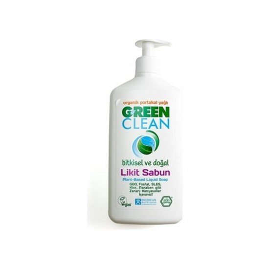 Green Clean Bitkisel Sıvı Sabun Portakallı 500 ml