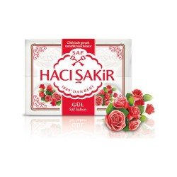 Hacı Şakir Saf Sabun Gül 600 GR Hacı Şakir Saf Sabun Gül 600 GR