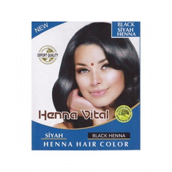 Henna Vital Kına Siyah Black Henna Hair Color