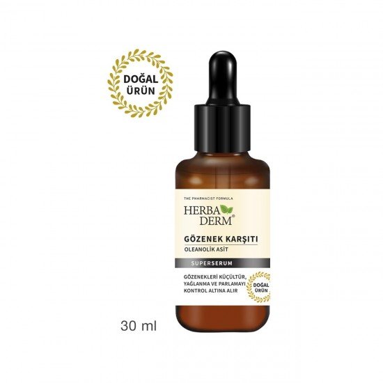 Herbaderm Gözenek Karşıtı Oleanolik Asit Superserum 30ml Herbaderm Gözenek Karşıtı Oleanolik Asit Superserum 30ml