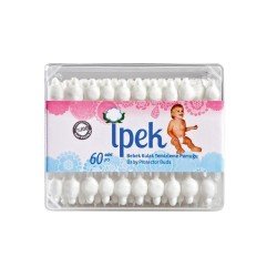 İpek Bebek Kulak Temizleme Pamuğu 60 adet İpek Bebek Kulak Temizleme Pamuğu 60 adet