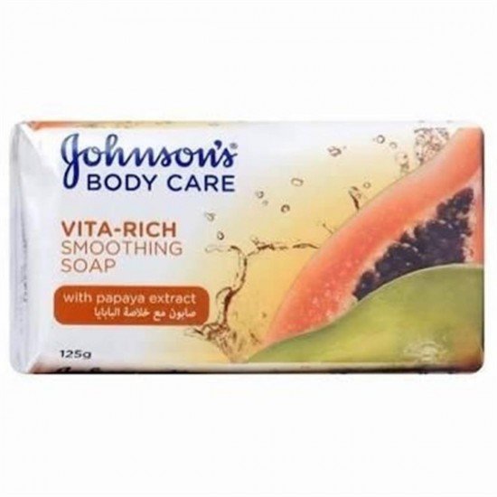 Johnsons BabyJohnsons Vita Rich Brightening Papaya Aromalı Sabun 125 Gr