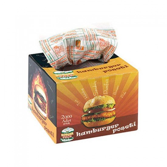 Kaplan Hamburger Poşeti 2000li