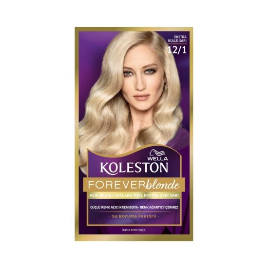 Koleston Forever Blonde 12.1 Ekstra Küllü Sarı Saç Boyası Set