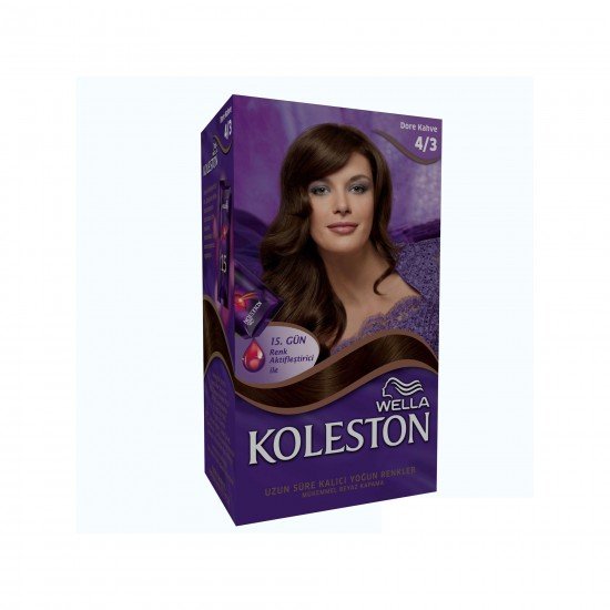 Koleston Kit Set Saç Boyası 4/3 Dore Kahve