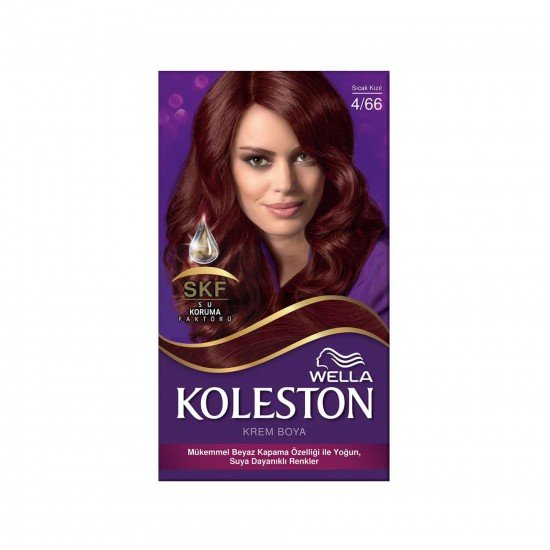Koleston Kit Set Saç Boyası 4/66 Sıcak Kızıl