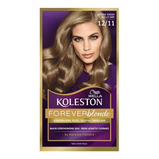 Koleston Kit Set Saç Boyası Ekstra Yoğun Küllü Sarı 12-11