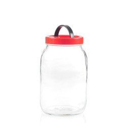 Konserve Kavanoz Cam 1500 Cc Kapaklı Konserve Kavanoz Cam 1500 Cc Kapaklı